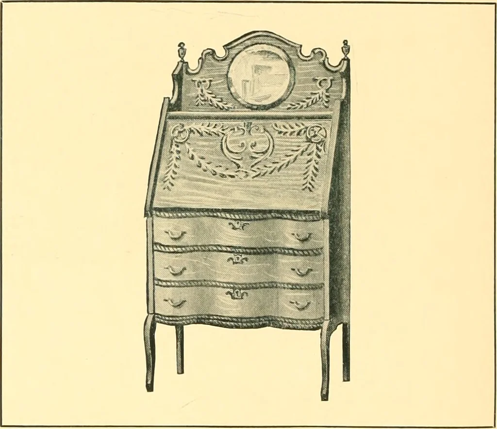 An illustration from Decoration of the school and home, 1914, leaf 185