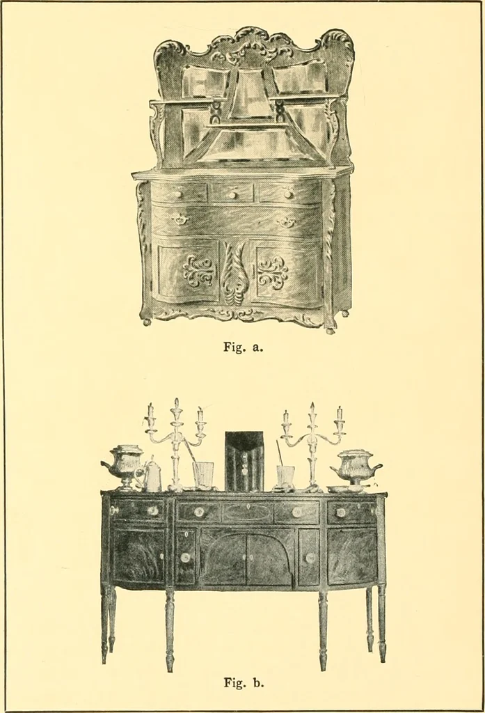 An illustration from Decoration of the school and home, 1914, leaf 189