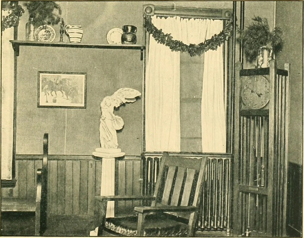 An illustration from Decoration of the school and home, 1914, leaf 216