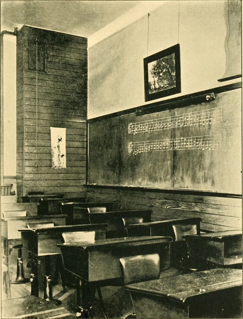 An illustration from Decoration of the school and home, 1914, leaf 32