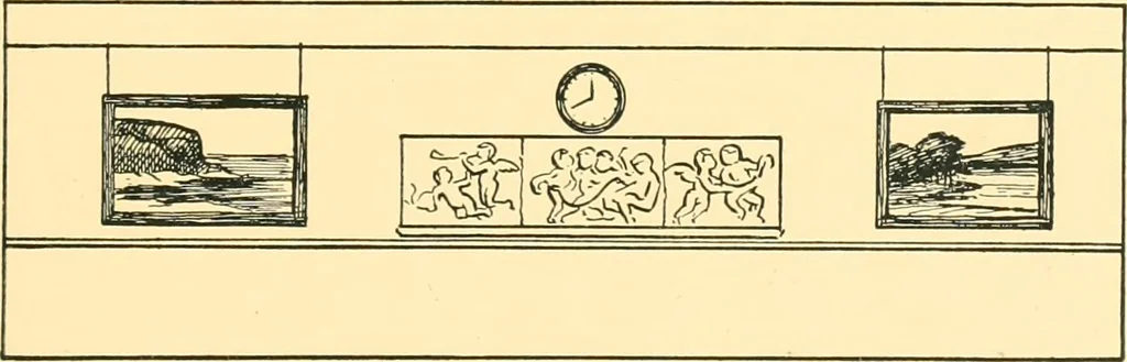An illustration from Decoration of the school and home, 1914, leaf 50