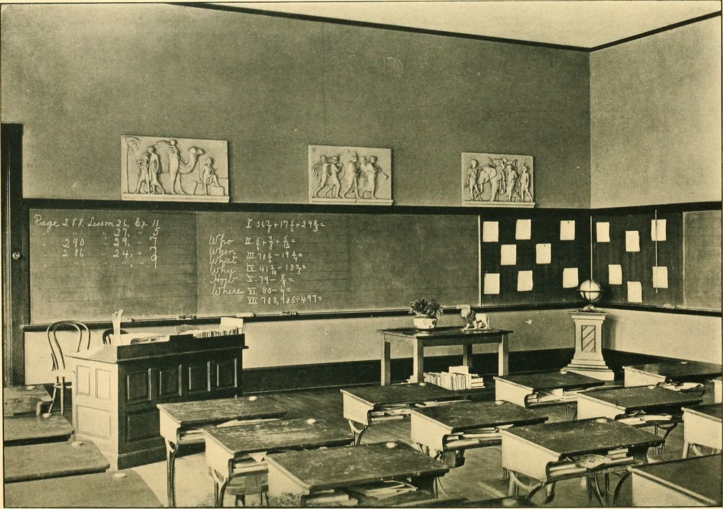 An illustration from Decoration of the school and home, 1914, leaf 53