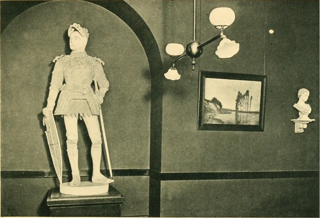 An illustration from Decoration of the school and home, 1914, leaf 68