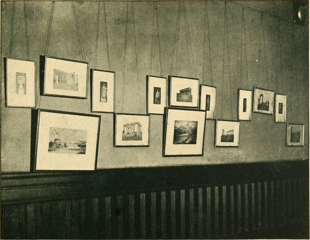 An illustration from Decoration of the school and home, 1914, leaf 72
