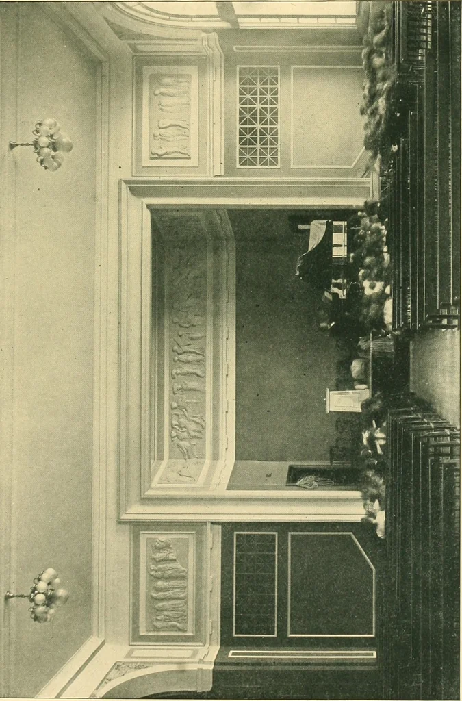 An illustration from Decoration of the school and home, 1914, leaf 88