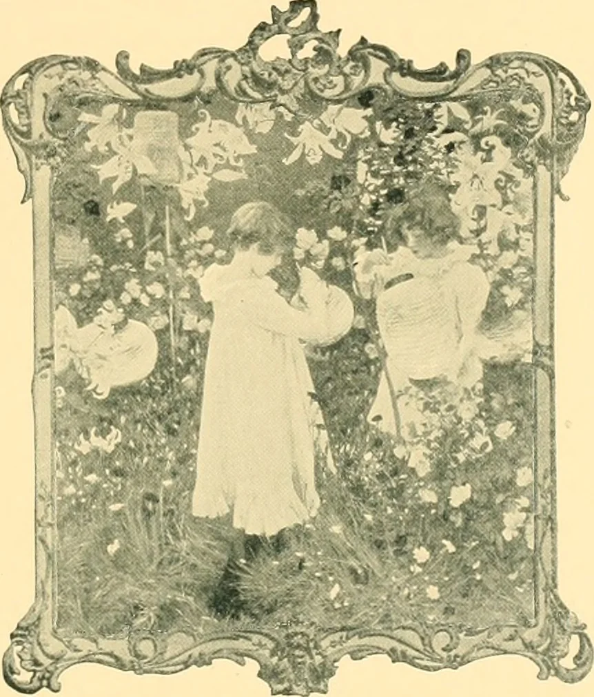 An illustration from Decoration of the school and home, 1914, leaf 98