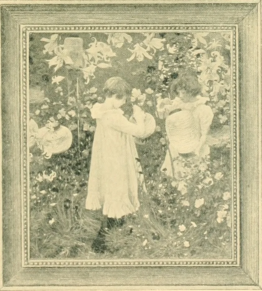 An illustration from Decoration of the school and home, 1914, leaf 98
