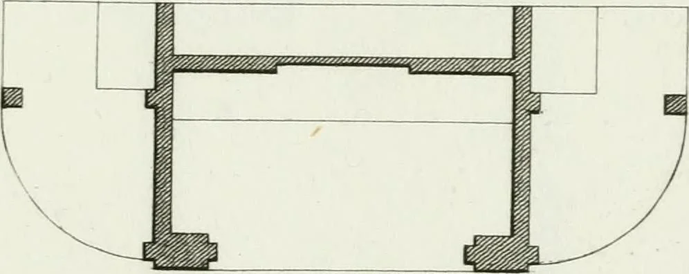 An illustration from Decorations for parks and gardens : designs for gates, garden seats, alcoves, temples, baths, entrance gates, lodges, facades, prospect towers, cattle sheds, ruins, bridges, greenhouses, &c. &c. also a hot house & hot wall : with plans & scales on 55 plates, 1810, leaf 15