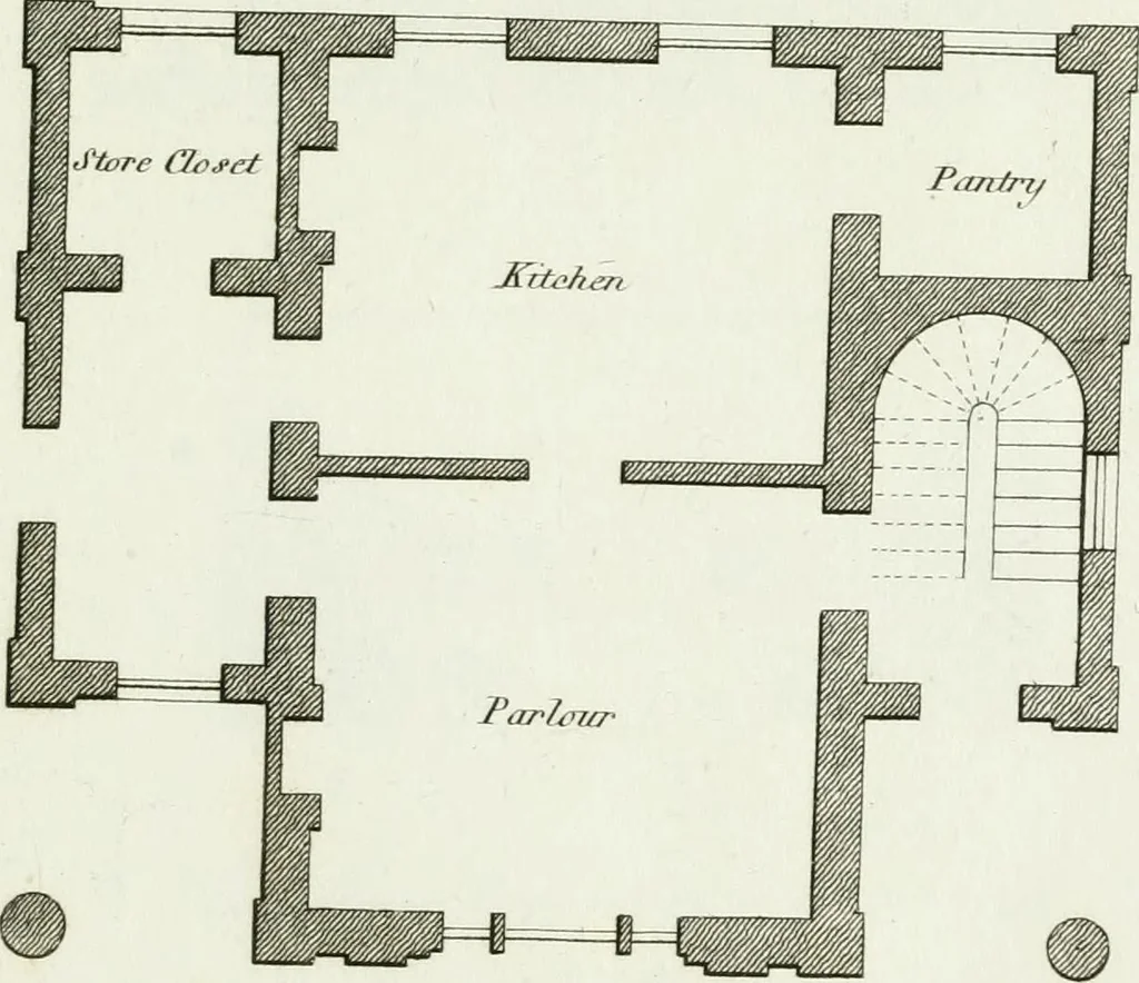 An illustration from Decorations for parks and gardens : designs for gates, garden seats, alcoves, temples, baths, entrance gates, lodges, facades, prospect towers, cattle sheds, ruins, bridges, greenhouses, &c. &c. also a hot house & hot wall : with plans & scales on 55 plates, 1810, leaf 63