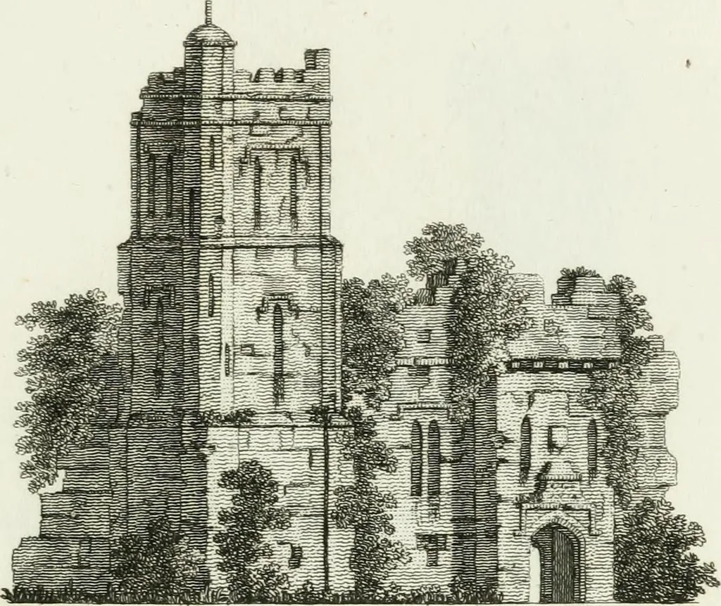 An illustration from Decorations for parks and gardens : designs for gates, garden seats, alcoves, temples, baths, entrance gates, lodges, facades, prospect towers, cattle sheds, ruins, bridges, greenhouses, &c. &c. also a hot house & hot wall : with plans & scales on 55 plates, 1810, leaf 71