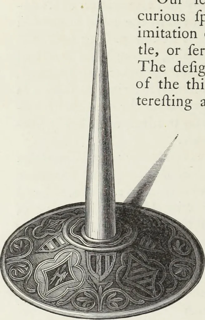 An illustration from The decorative arts ecclesiastical and civil of the Middle Ages, 1851, leaf 100