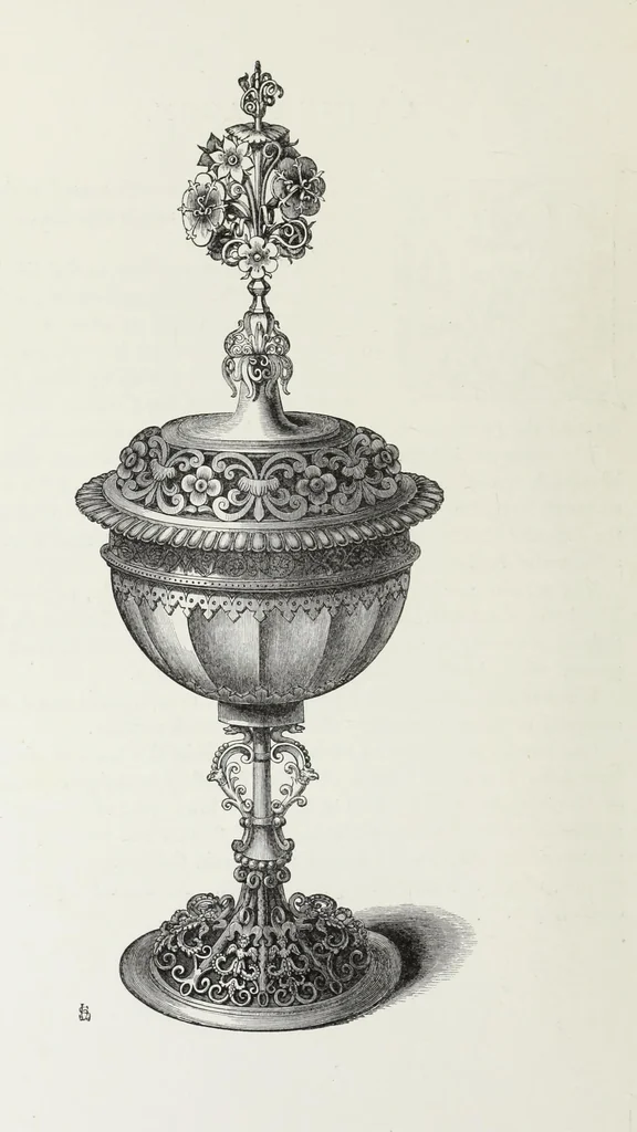 An illustration from The decorative arts ecclesiastical and civil of the Middle Ages, 1851, leaf 112