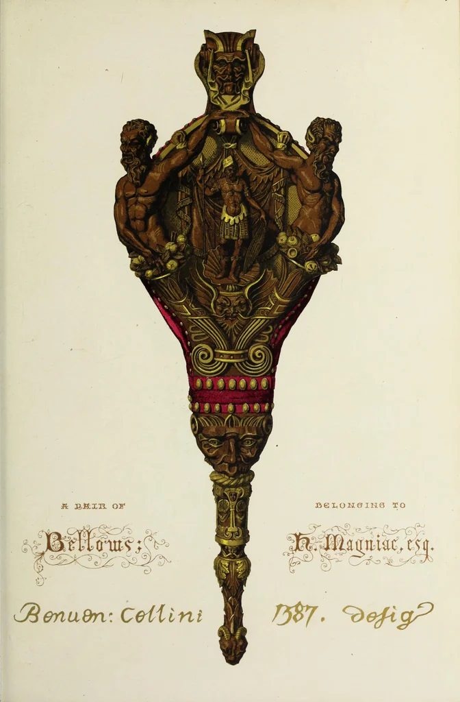 An illustration from The decorative arts ecclesiastical and civil of the Middle Ages, 1851, leaf 129
