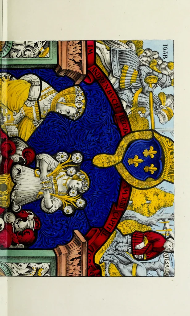 An illustration from The decorative arts ecclesiastical and civil of the Middle Ages, 1851, leaf 161