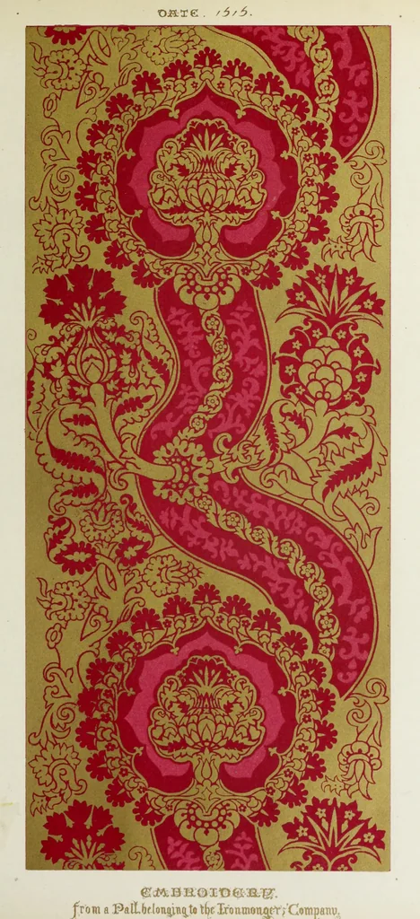 An illustration from The decorative arts ecclesiastical and civil of the Middle Ages, 1851, leaf 181