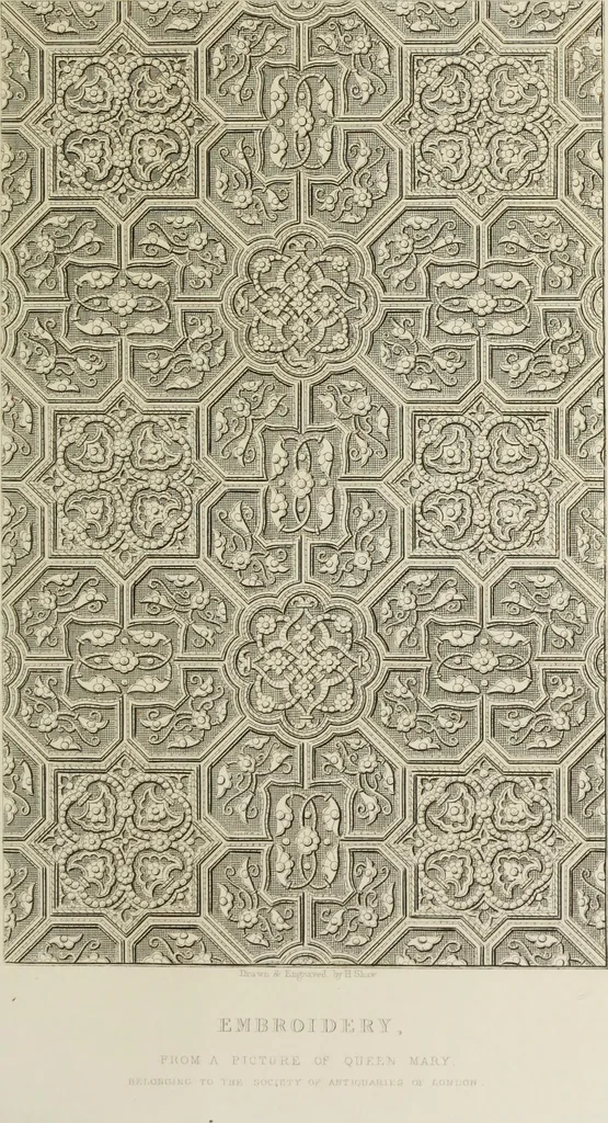 An illustration from The decorative arts ecclesiastical and civil of the Middle Ages, 1851, leaf 189