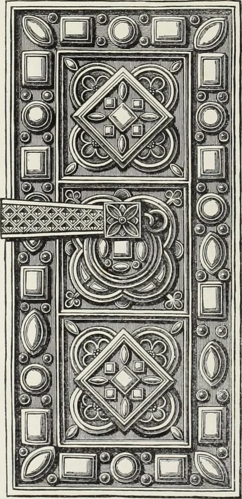 An illustration from The decorative arts ecclesiastical and civil of the Middle Ages, 1851, leaf 44