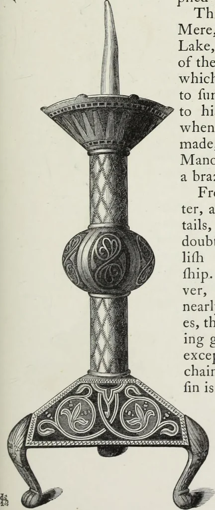 An illustration from The decorative arts ecclesiastical and civil of the Middle Ages, 1851, leaf 99