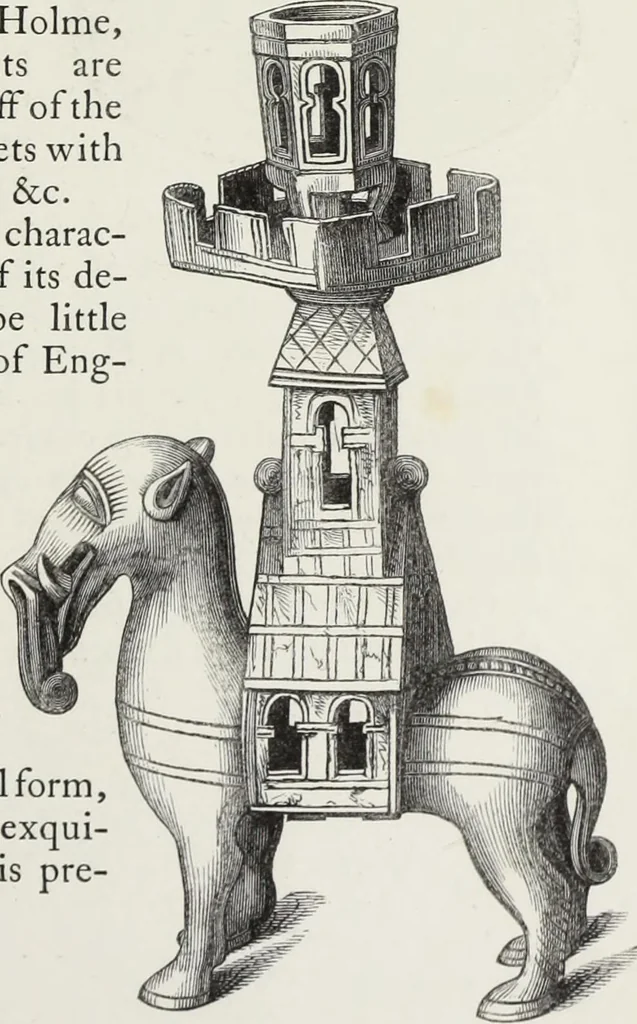 An illustration from The decorative arts ecclesiastical and civil of the Middle Ages, 1851, leaf 99