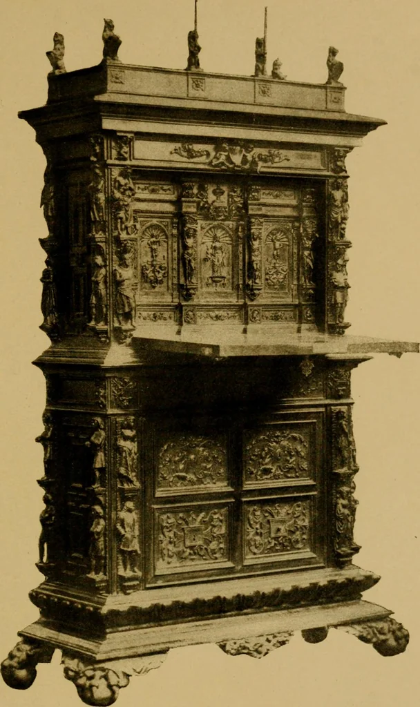 An illustration from Decorative elements in architecture; random observations on the eternal fitness of things from a decorative point of view, 1917, leaf 112