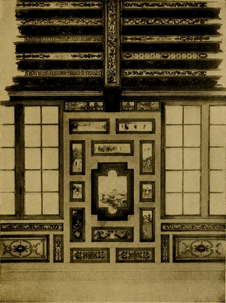 An illustration from Decorative elements in architecture; random observations on the eternal fitness of things from a decorative point of view, 1917, leaf 134