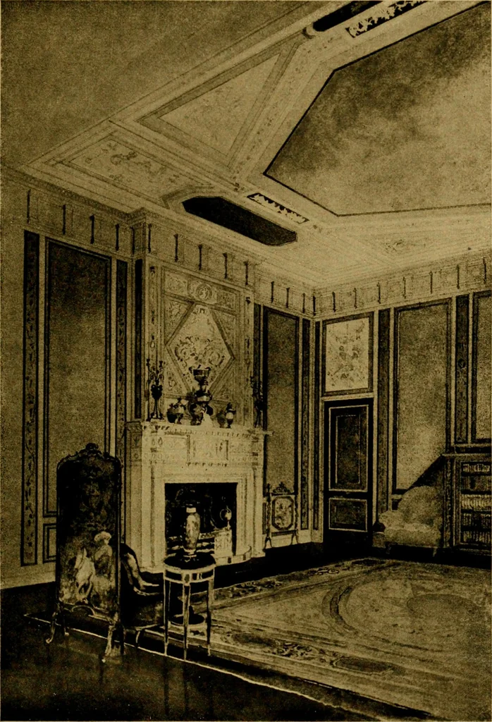 An illustration from Decorative elements in architecture; random observations on the eternal fitness of things from a decorative point of view, 1917, leaf 184