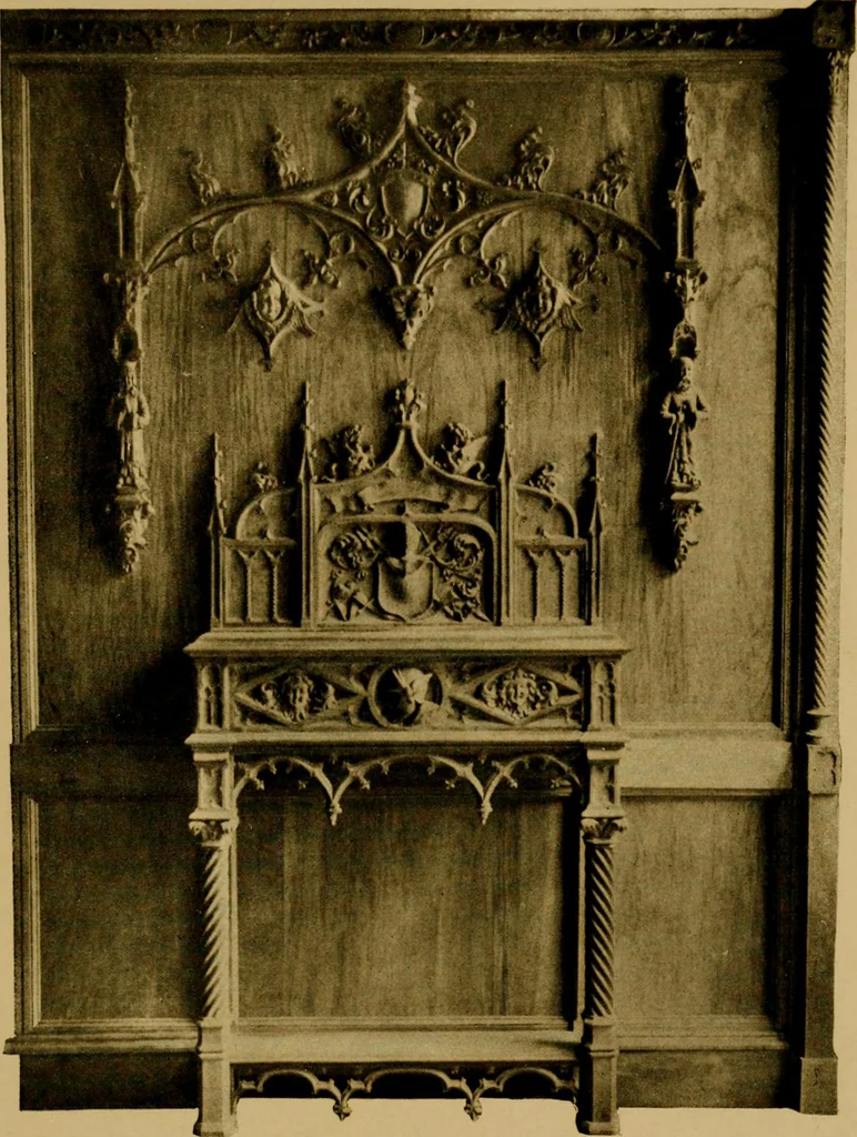 An illustration from Decorative elements in architecture; random observations on the eternal fitness of things from a decorative point of view, 1917, leaf 202