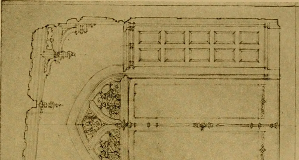 An illustration from Decorative elements in architecture; random observations on the eternal fitness of things from a decorative point of view, 1917, leaf 222