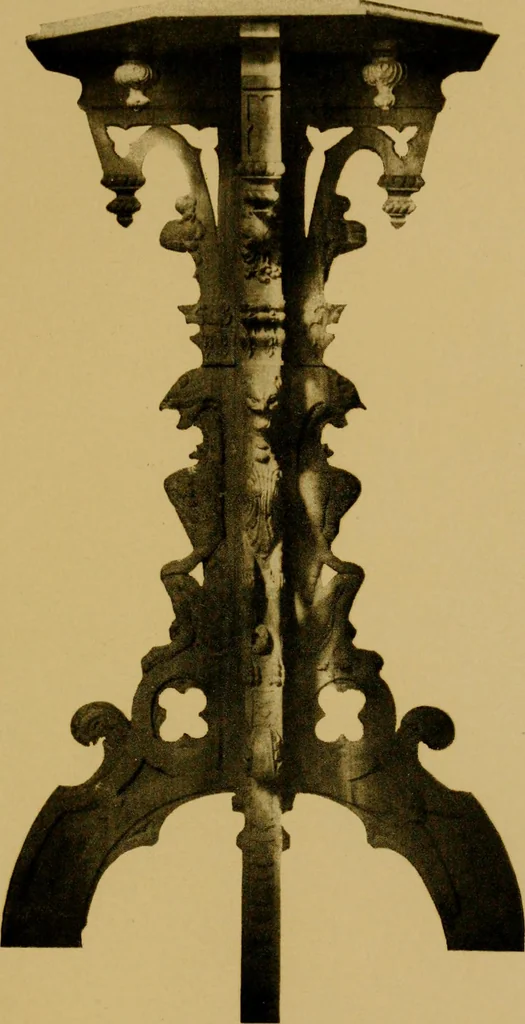 An illustration from Decorative elements in architecture; random observations on the eternal fitness of things from a decorative point of view, 1917, leaf 228
