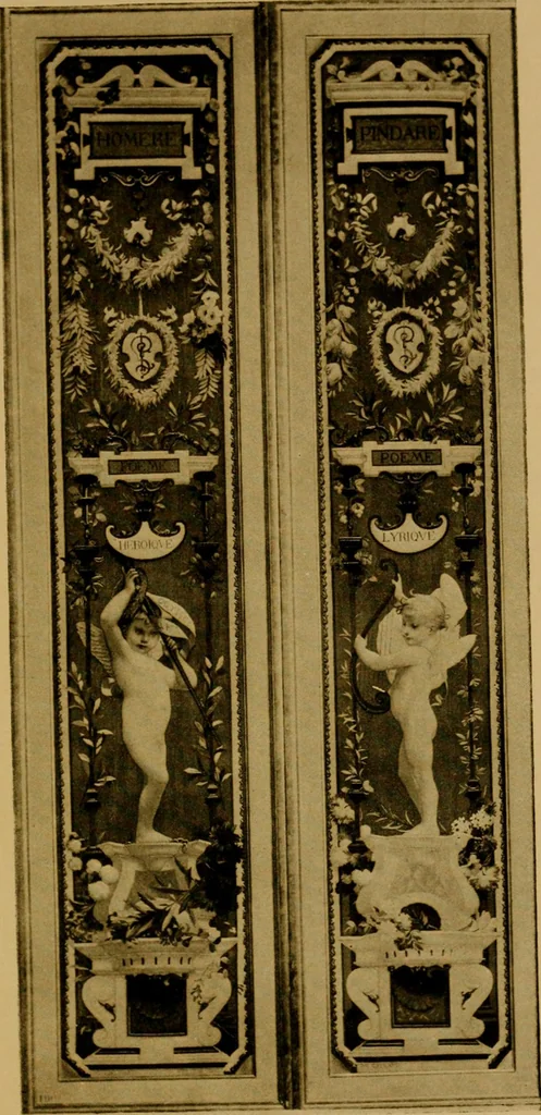 An illustration from Decorative elements in architecture; random observations on the eternal fitness of things from a decorative point of view, 1917, leaf 236