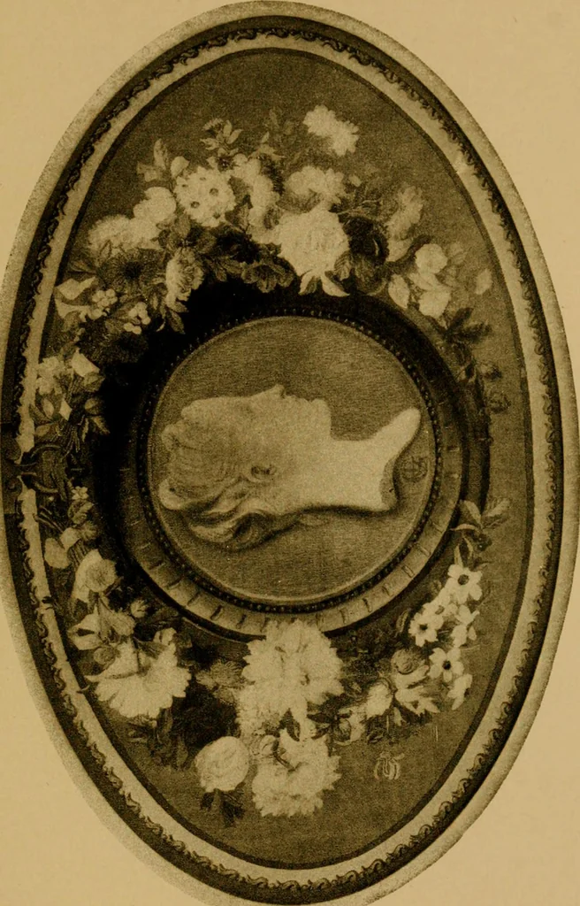 An illustration from Decorative elements in architecture; random observations on the eternal fitness of things from a decorative point of view, 1917, leaf 244