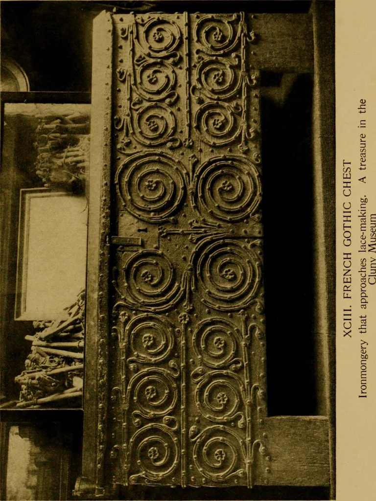 An illustration from Decorative elements in architecture; random observations on the eternal fitness of things from a decorative point of view, 1917, leaf 332