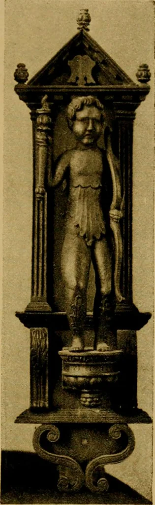 An illustration from Decorative elements in architecture; random observations on the eternal fitness of things from a decorative point of view, 1917, leaf 342