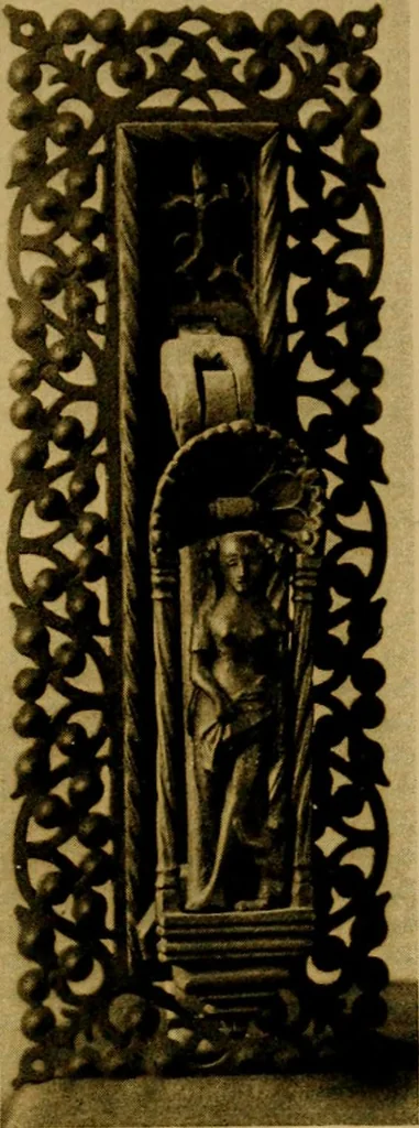 An illustration from Decorative elements in architecture; random observations on the eternal fitness of things from a decorative point of view, 1917, leaf 346