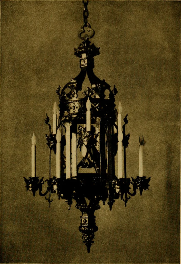 An illustration from Decorative elements in architecture; random observations on the eternal fitness of things from a decorative point of view, 1917, leaf 350