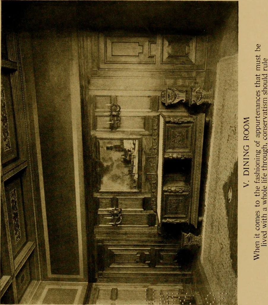 An illustration from Decorative elements in architecture; random observations on the eternal fitness of things from a decorative point of view, 1917, leaf 44
