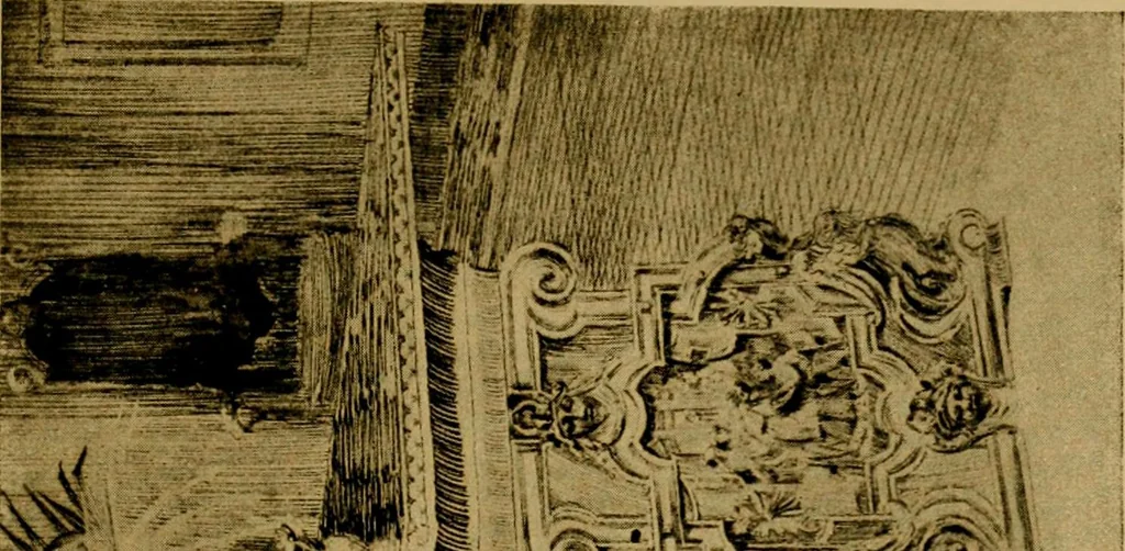 An illustration from Decorative elements in architecture; random observations on the eternal fitness of things from a decorative point of view, 1917, leaf 46