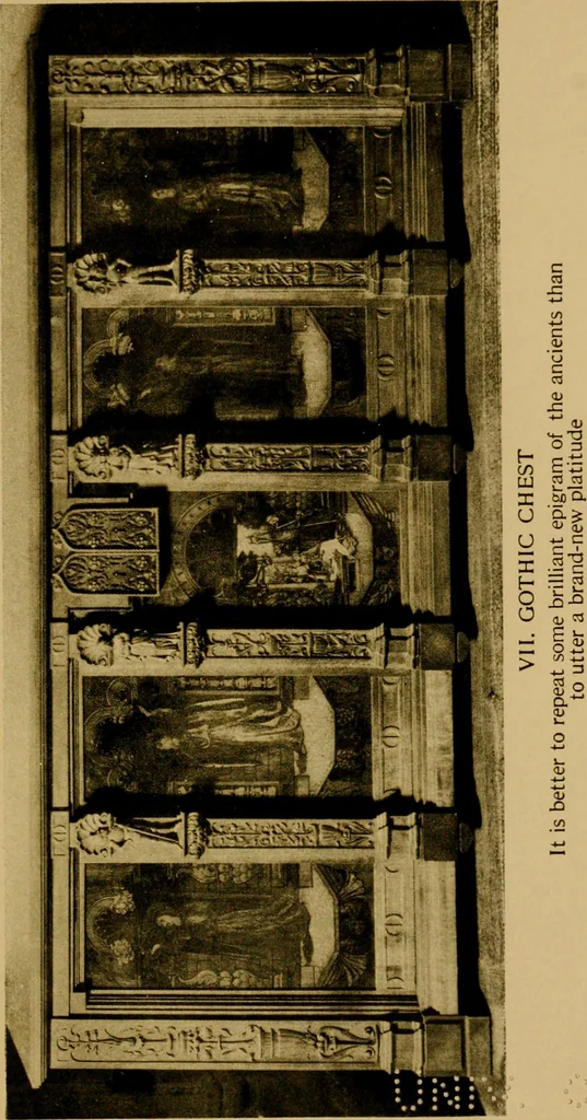 An illustration from Decorative elements in architecture; random observations on the eternal fitness of things from a decorative point of view, 1917, leaf 50