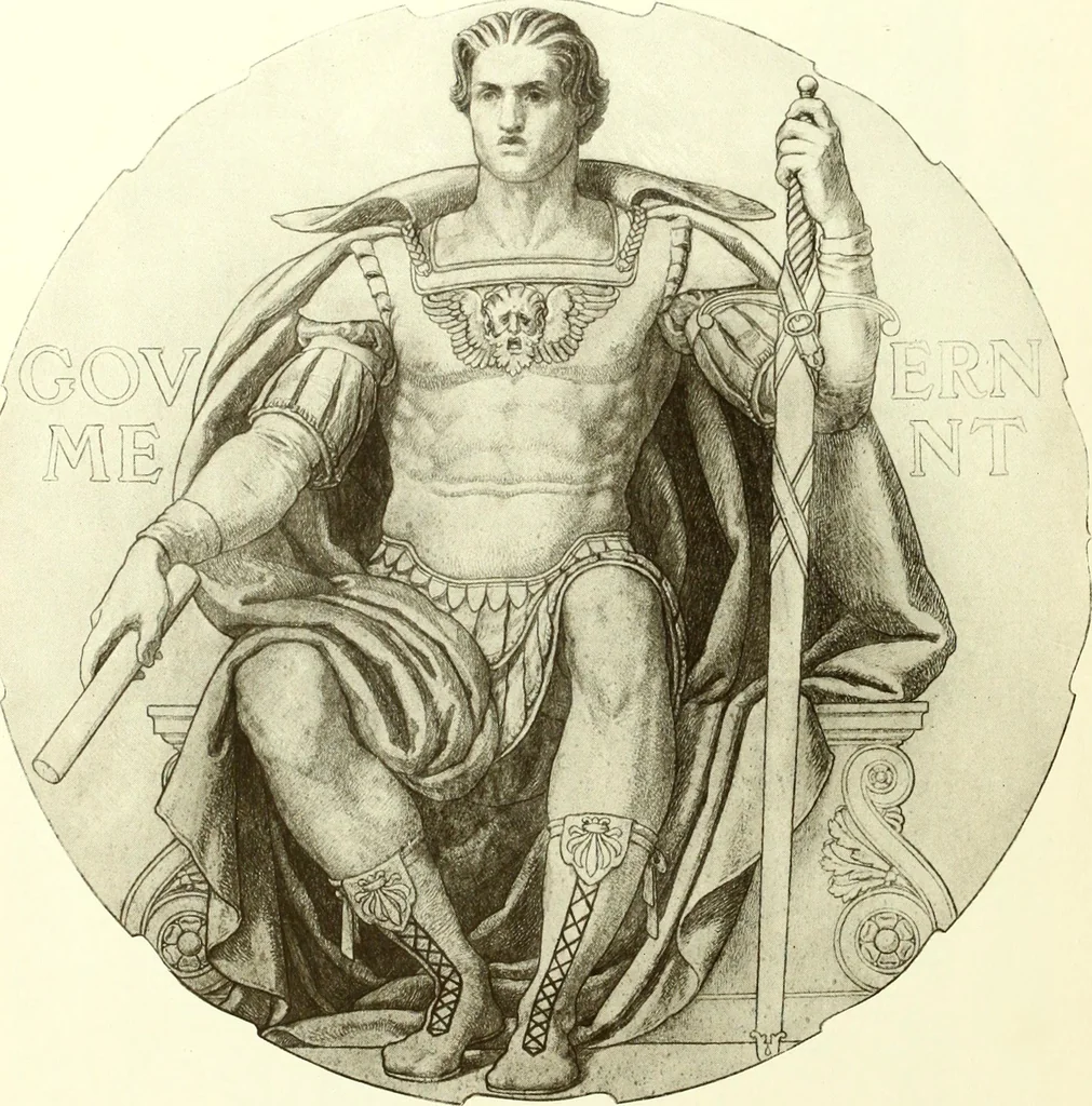 An illustration from Decorative painting, 1912, leaf 46