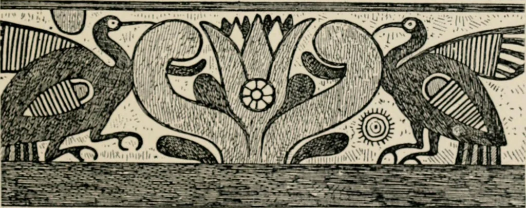 An illustration from The decorative periods, 1906, leaf 101