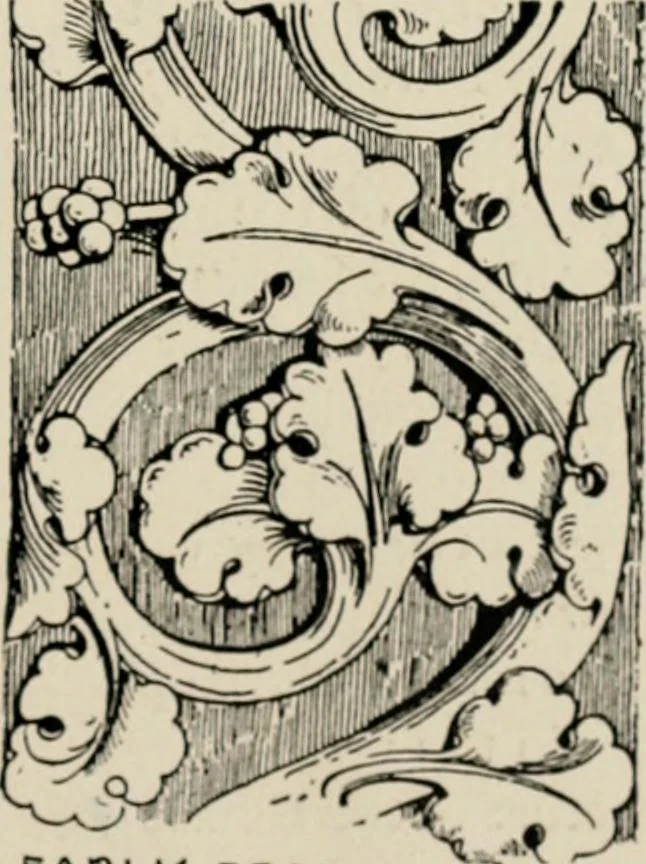 An illustration from The decorative periods, 1906, leaf 109