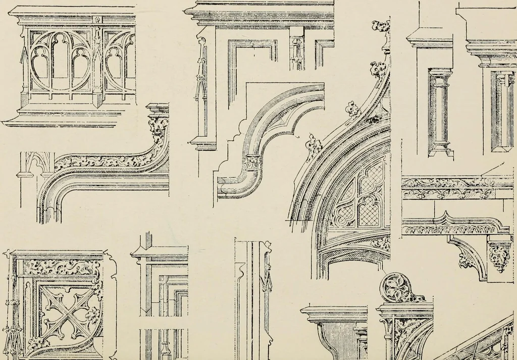 An illustration from The decorative periods, 1906, leaf 112