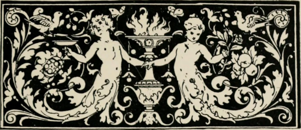 An illustration from The decorative periods, 1906, leaf 123