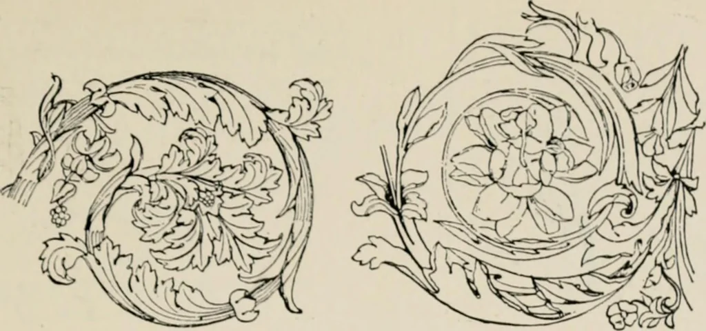 An illustration from The decorative periods, 1906, leaf 125