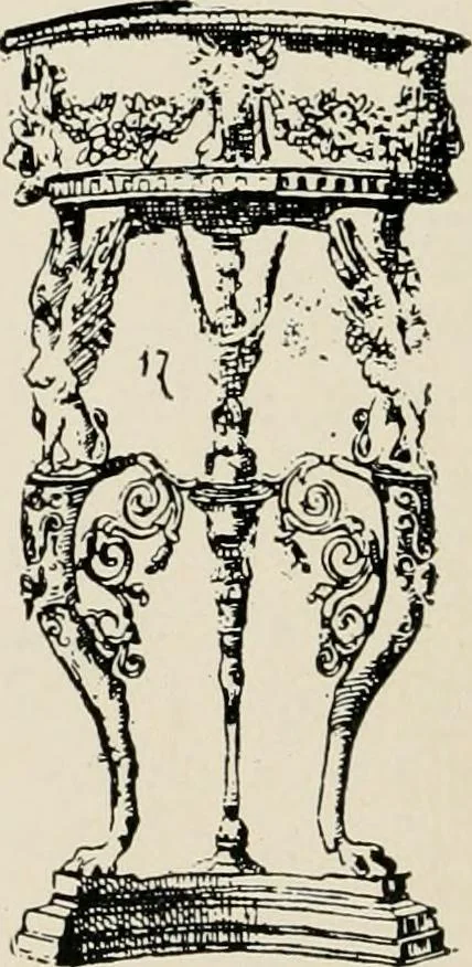 An illustration from The decorative periods, 1906, leaf 126