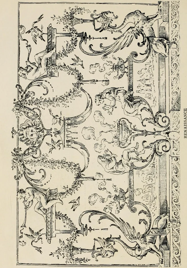 An illustration from The decorative periods, 1906, leaf 136