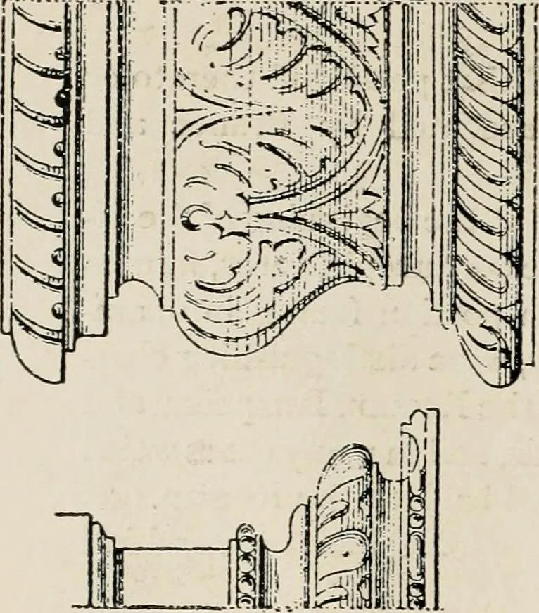 An illustration from The decorative periods, 1906, leaf 138