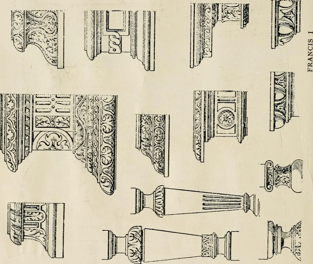 An illustration from The decorative periods, 1906, leaf 138
