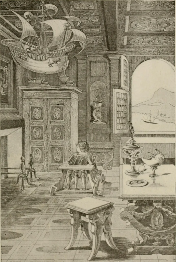An illustration from The decorative periods, 1906, leaf 143