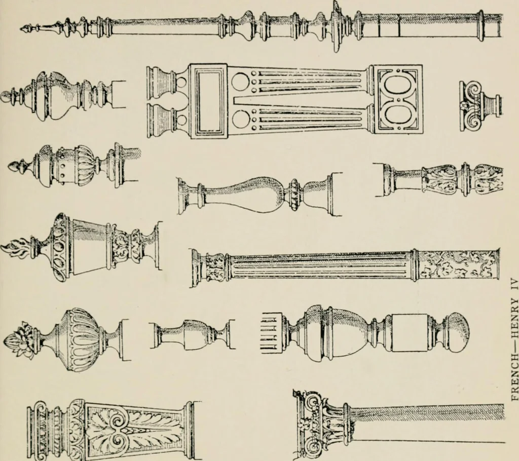An illustration from The decorative periods, 1906, leaf 147